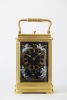 Hour-Repeating Carriage French Clock with Half Hour and Hour Self Strike