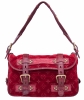 Louis Vuitton Red Velour Clyde Mon Shoulder Bag - Limited Edition - Louis Vuitton