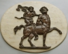 Twee reliefs met centauren