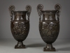 Paar Grote Bronzen Sierurnen, Jean-Désiré Ringel d'Illzach