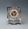 A fine model Atmos clock, chrome no 5634, by Jean Leon Reutter, circa 1930.