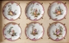 A Meissen Tea and coffee service in a later leather case