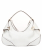Versace White Leather Biker Hobo - Gianni Versace
