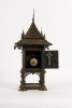 Very Nice and Decorative Wrought Iron Mental Clock, circa 1900