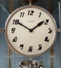 Art Deco Atmos clock, high model, nickel, J. L. Reutter no 3043, France ca. 1930. 