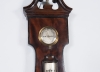 An imposing king size wheel barometer by 