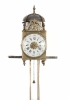 French Miniature Mid-18th Century Louis XV Lantern Timepiece and Alarm Clock
