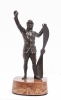 A nice and unusual bronze figure of a pilot from circa 1920