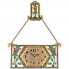 Very Unusual and Decorative Art Deco Wall Clock circa 1920, Signed Gubelin