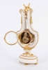 Napoleon III Lyra Shaped Mental Clock with Osculating Pendulum