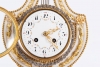 Napoleon III Lyra Shaped Mental Clock with Osculating Pendulum