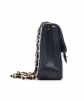 Chanel Black Leather Quilted Shoulder Bag - Chanel