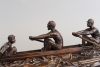 An important unusual bronze from a canoe by "Emile Drouot circa 1880