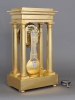 High quality early Empire four pillar mantel clock by Dieudonné Kinable