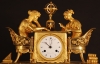 M63 French mantle clock ‘La leçon d’Astronomie’
