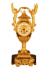 M60 Gilt bronze vase shape mantle clock