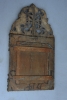A beautiful French wood carved and original guild Regency wall mirror, 1740