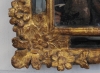 A beautiful French wood carved and original guild Regency wall mirror, 1740