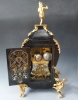 A fine Boulle marquetry mantel clock, gilt bronze ornamentation, Austria circa 1850.