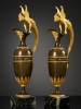 Pair of large Empire Ewers, attributed to Claude Galle