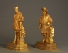 A lovely pair of Charles X gilt bronzes, circa 1835
