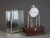 Untouched four glass electrical mantel clock from