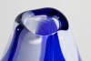 A.D. Copier, Unique blue and white vase, executed by Jan van Opijnen, for Glass Factory Leerdam, 1964 - Andries Dirk (A.D.) Copier