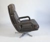 Bernd Münzebrock, Leather Lounge Chair 'Don', type 176, for Walter Knoll, 1970s - Bernd Münzebrock