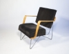 Cees Braakman for Pastoe, Rare edition of Combex-FM03 armchair with plywood armrests, design ca. 1954 - Cees Braakman
