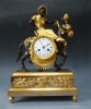 sculptural mantel clock,
