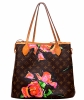 Louis Vuitton Monogram Graffiti Roses Neverfull MM Bag - Limited Edition - Louis Vuitton