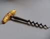 Decorative gilt bronze handle corkscrew – ‘tire bouchon’ France circa 1880.