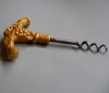 Decorative gilt bronze handle corkscrew – ‘tire bouchon’ France circa 1880. 