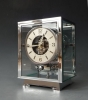 A fine Art Deco Atmos clock, chrome  No 6981, by Jean Leon Reutter, circa 1930.