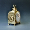 A Louis XVI pendule d'officier, a Swiss travelling clock made around 1780-90.