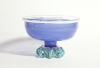 Andries Dirk (A.D.) Copier, One-off blue art glass bowl, executed by Lino Tagliapietra, 1981 - Andries Dirk (A.D.) Copier