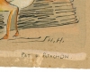 Hannah Höch, Aquarel met inkt op papier, getiteld 'Pat u Patachon', gesigneerd met initialen 'H.H.', jaren '20 - Hannah Höch