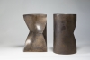 Jan van der Vaart, Two-piece bronze glazed vase, 1970 - Johannes Jacobus, Jan van der Vaart