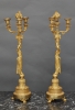 A pair of ormalu French ‘Empire’ Candlesticks, circa 1810