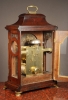 A rare German mahogany table clock of 8-day duration by Peter Behrens Schleswig, circa 1770.
