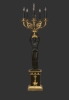 A single French ‘Empire’ lamp stand (fitted for electricity), circa 1810