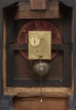 A very unusual early Italian ebonised night clock with annular dial, circa 1660