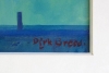 Dirk Breed, 'Kolhorn / Grinthok', gouache op papier, gesigneerd 'Dirk Breed' r.o., 1960, 40 x 30 cm - Dirk Breed
