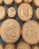 Set of Grand Tour plaster intaglio casts mounted in nine trays