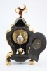 A small French Louis XV corne verte bracket clock, Coutterez A Lyon