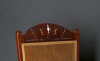 H.P. Berlage/M.J. Hack, Mahonie armfauteuil met gestoken figuur en inlegwerk, ca. 1905 - Hendrik Petrus (H.P.) Berlage