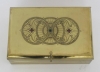 J.C. Stoffels, Dutch Art Nouveau ('Nieuwe Kunst') brass engraved chest, Onder den Sint-Maarten, ca. 1905 - Johannes Cornelis (J.C.) Stoffels