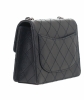 Chanel Vintage Black Caviar Quilted Mini Flap Bag - Chanel