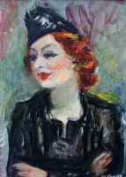 Portret van Marthe Lebasque - Charles Camoin