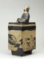 Lies Cosijn, 'The Box of Pandora', ceramic box with lid, ca. 1978 - Lies Cosijn